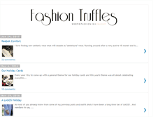 Tablet Screenshot of fashiontruffles.com